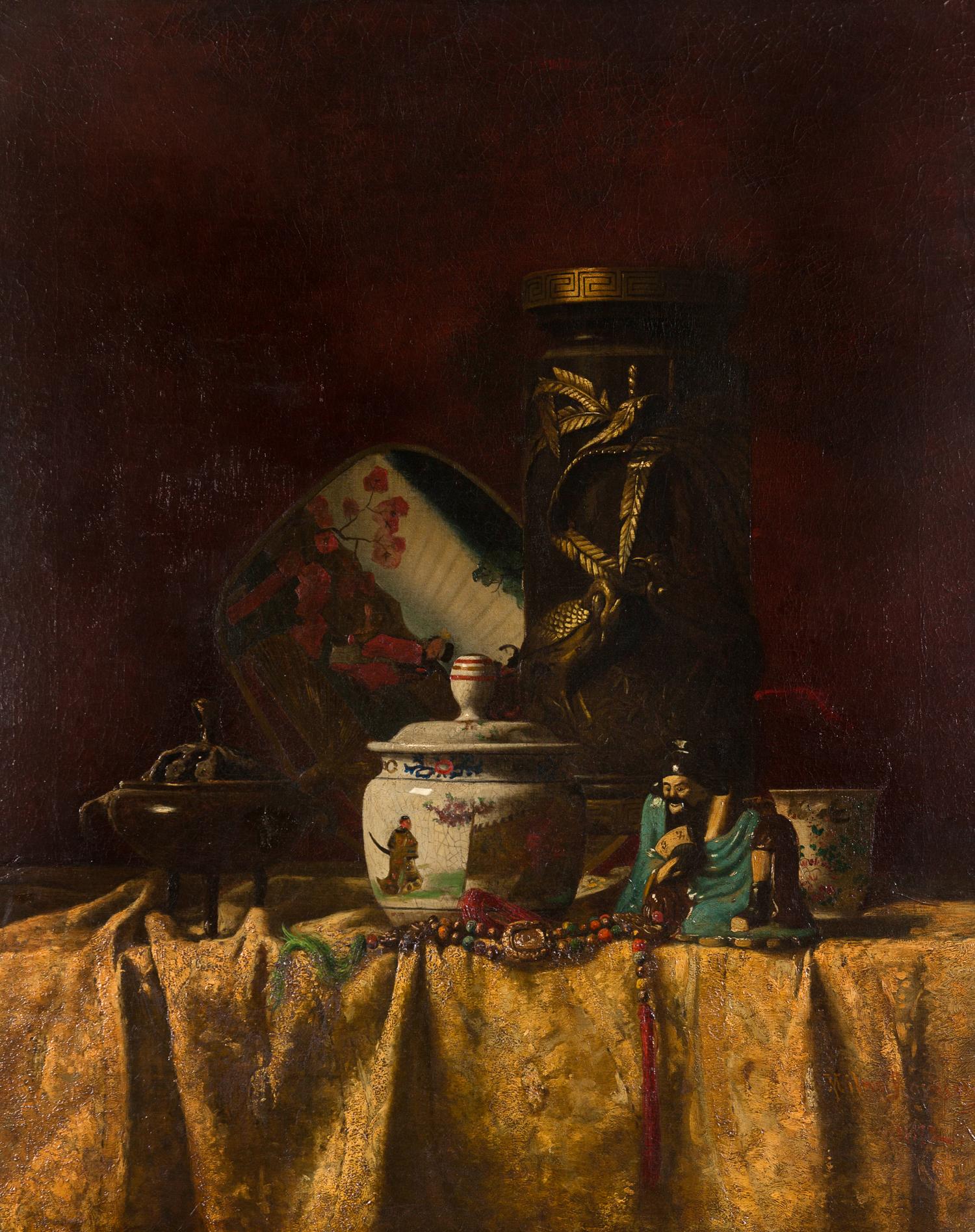 Still Life with Asian Objects