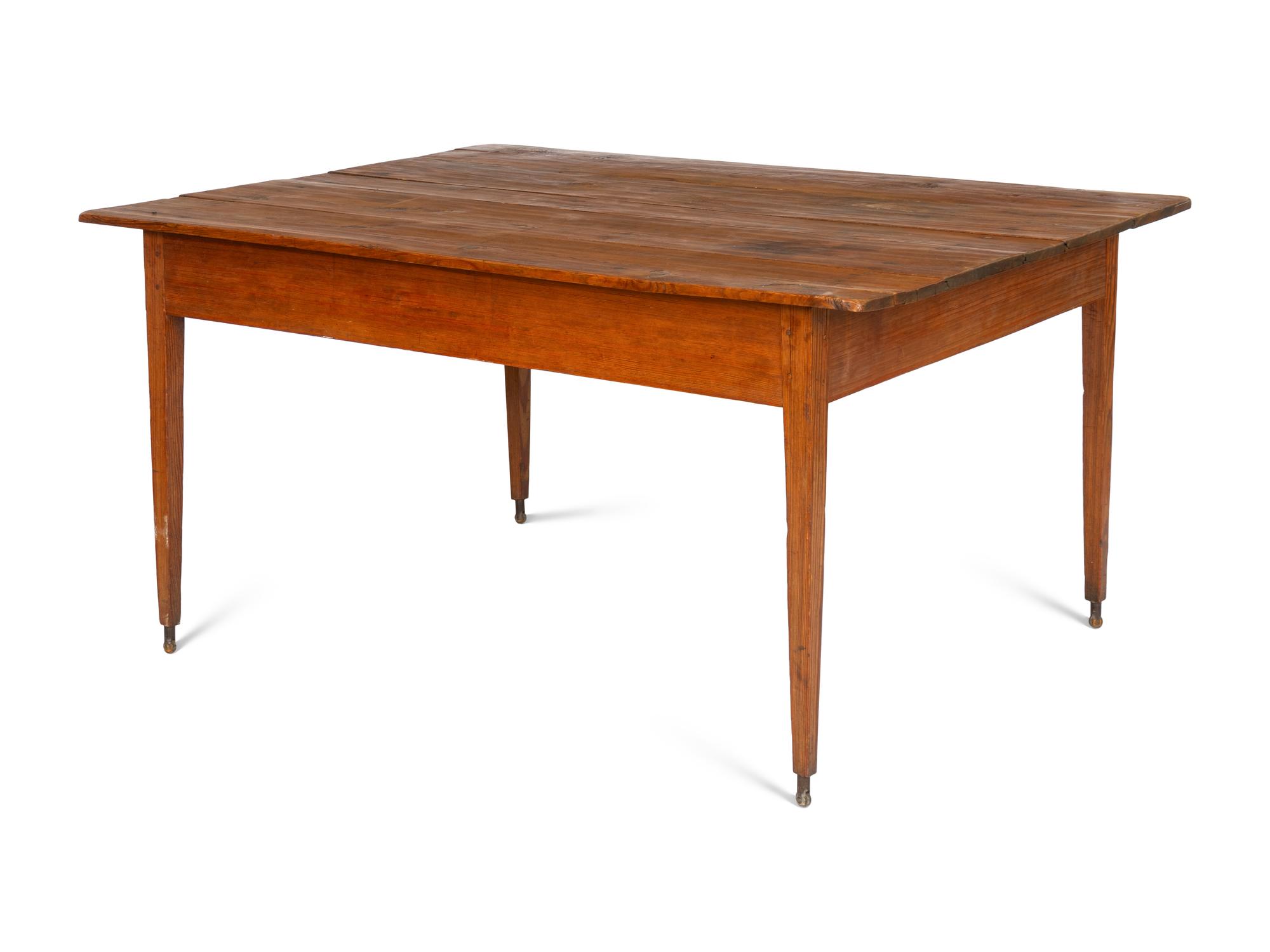 An American Yellow Pine Table