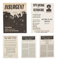 [CIVIL RIGHTS]. A group of 9 pamphlets, circulars, and flyers involving Black activists, incl. Black Panther Party members.