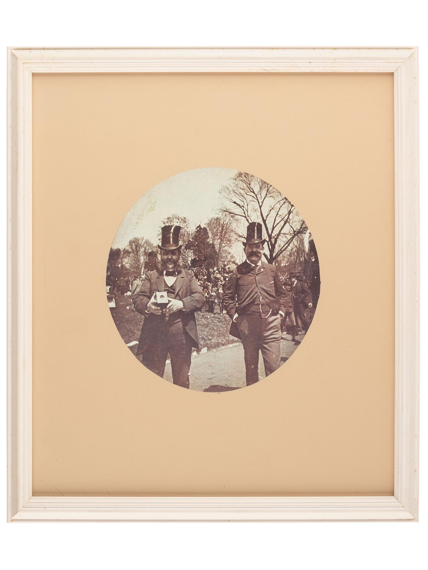 [EARLY PHOTOGRAPHY]. A selection of photographs and prints, incl. photographers with their cameras.