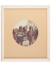 [EARLY PHOTOGRAPHY]. A selection of photographs and prints, incl. photographers with their cameras.