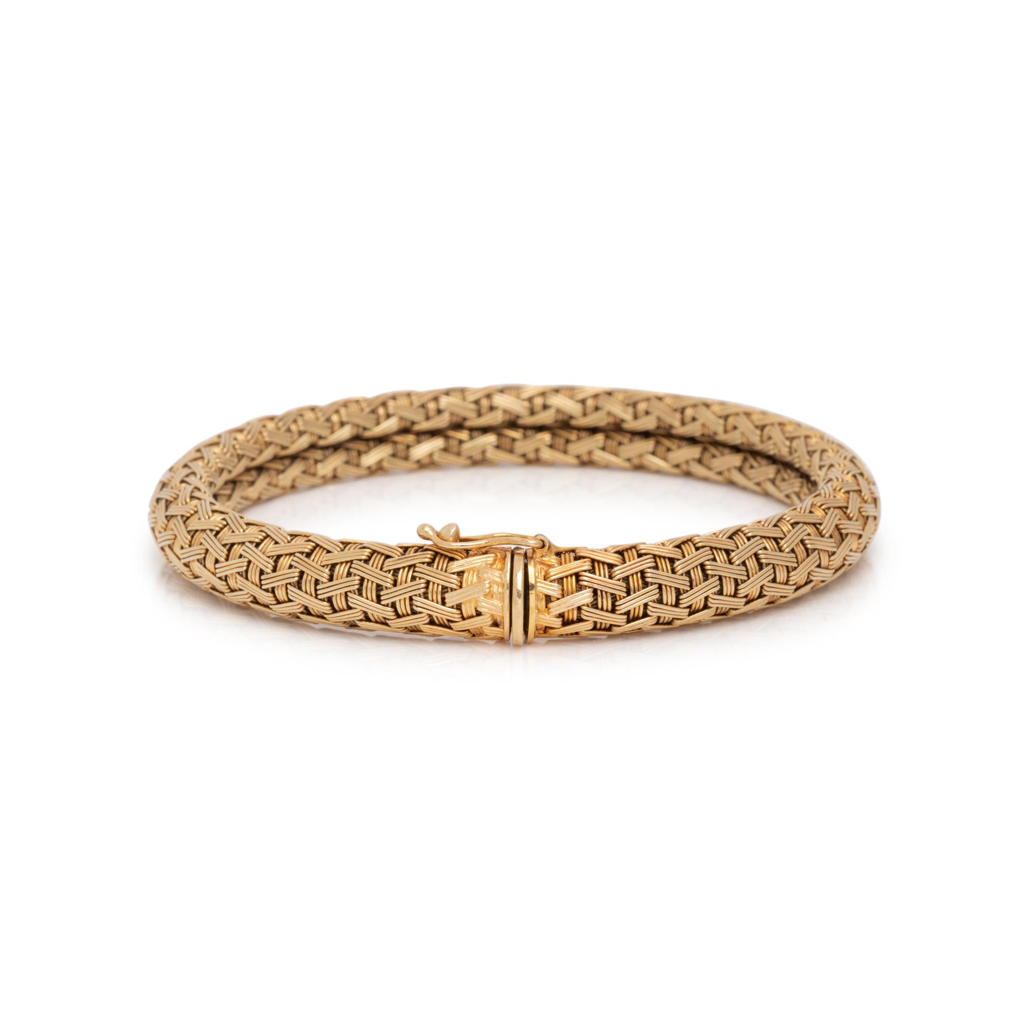 YELLOW GOLD BRACELET
