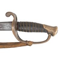 Leech & Rigdon Inside Guard CS Marked Staff & Field Officer's Sword
