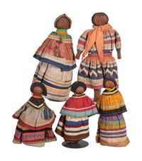 Family of Seminole Dolls