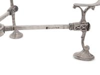 An American Silver Dish Cross