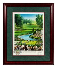 A Loyal Champman 1985 Western Golf Open 18th Hole Signed Autograph Limited Edition Print