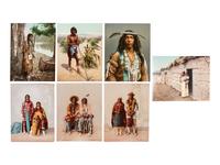 [JACKSON, William Henry (1843-1942), photographer]. A group of 11 photochrom prints of Native American subjects. Detroit Photographic Co., 1899-1904.