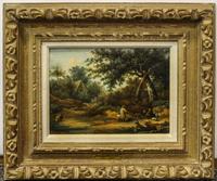 After George Morland, (British, 19th century), Landscape with Figures