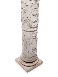 A Renaissance Revival Carved Marble Column
