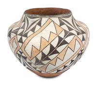 Acoma Polychrome Pottery Jar