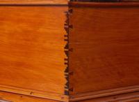 A Queen Anne cedar blanket chest-on-stand, Bermuda, 18th century