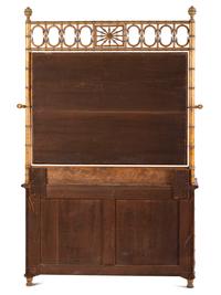 Faux-Bamboo Bedstead and Dresser