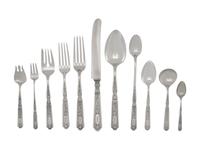 An American Silver Flatware Service