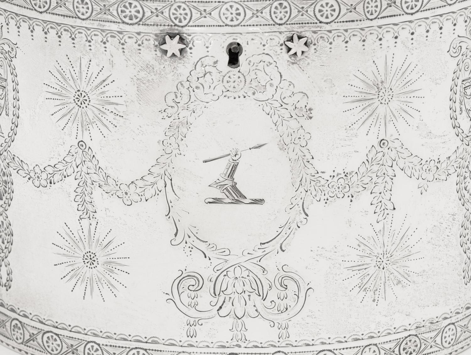 A George III Silver Tea Caddy