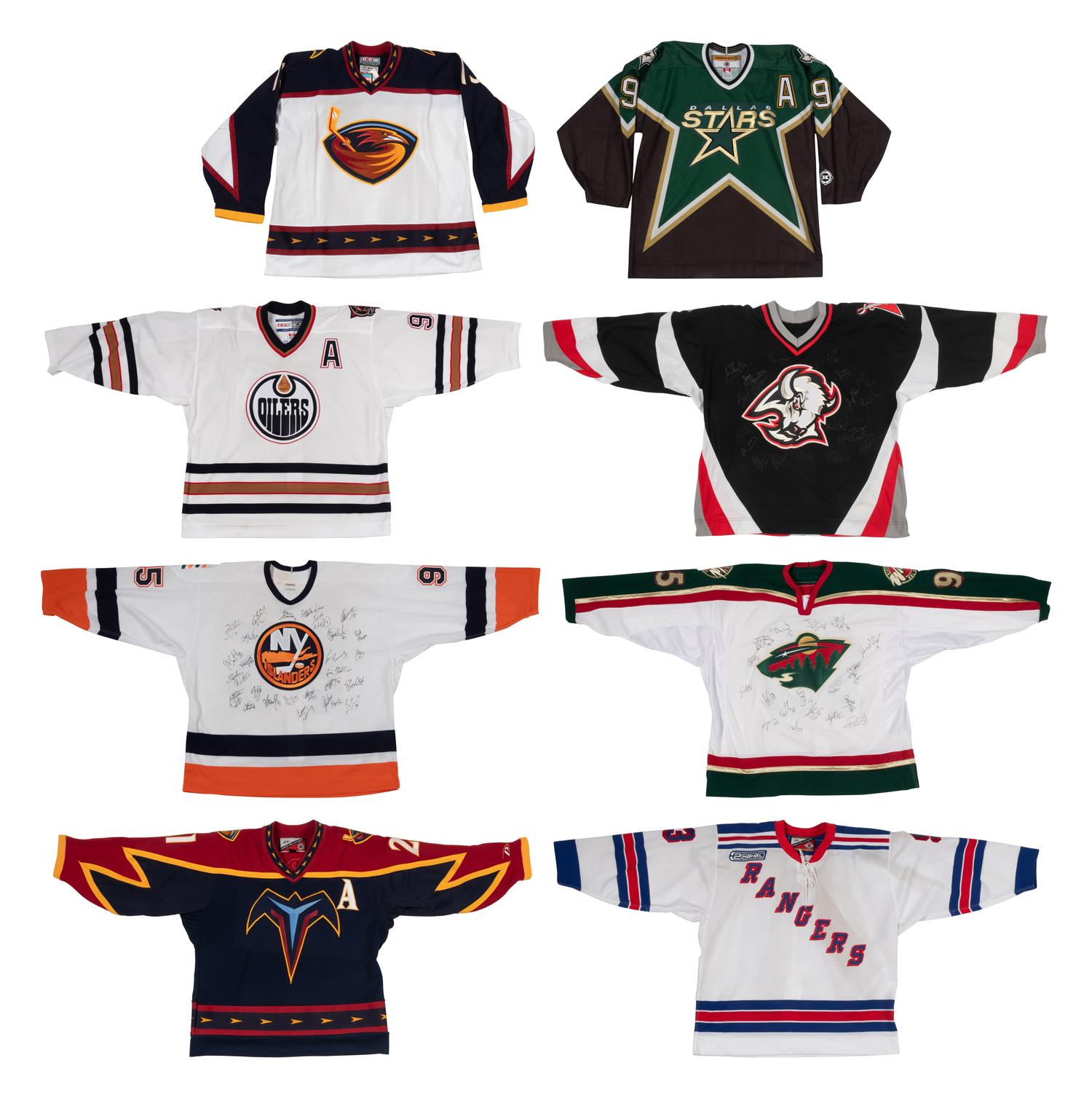 A Group of NHL Jerseys (Including Signed)