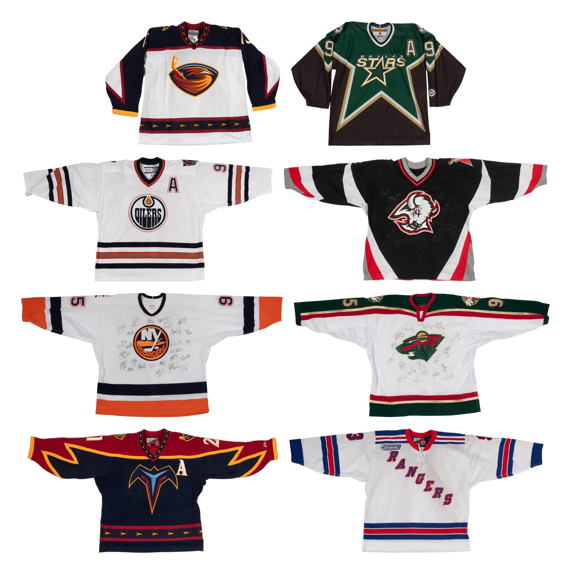 A Group of NHL Jerseys (Including Signed)