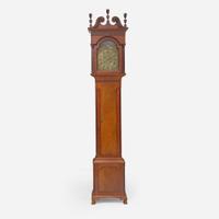 A Chippendale carved mahogany tall case clock Dial signed by Jacob Godshalk (c. 1735-1781), Philadelphia, PA, circa 1765