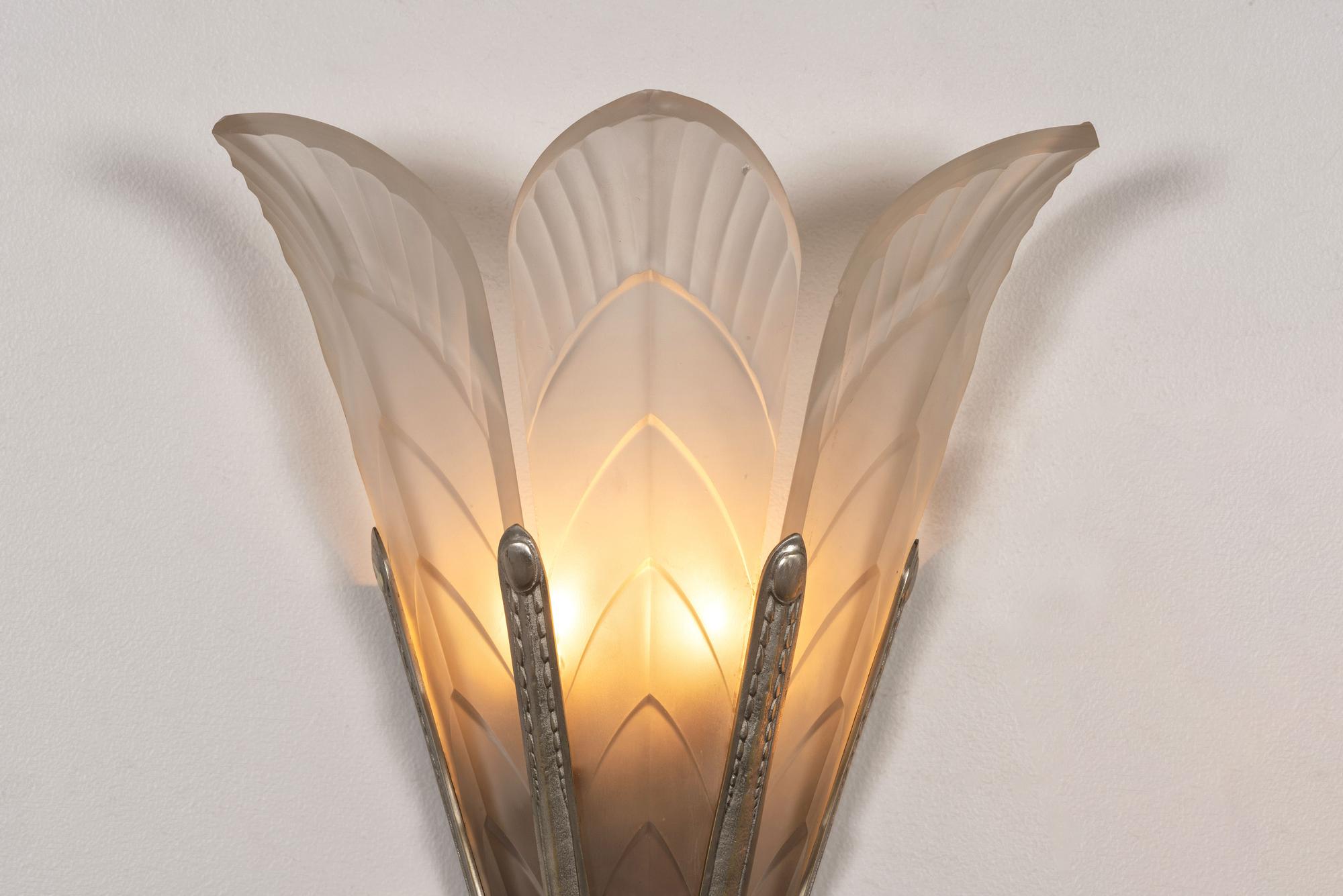 Pair of Art Deco Wall Sconces
