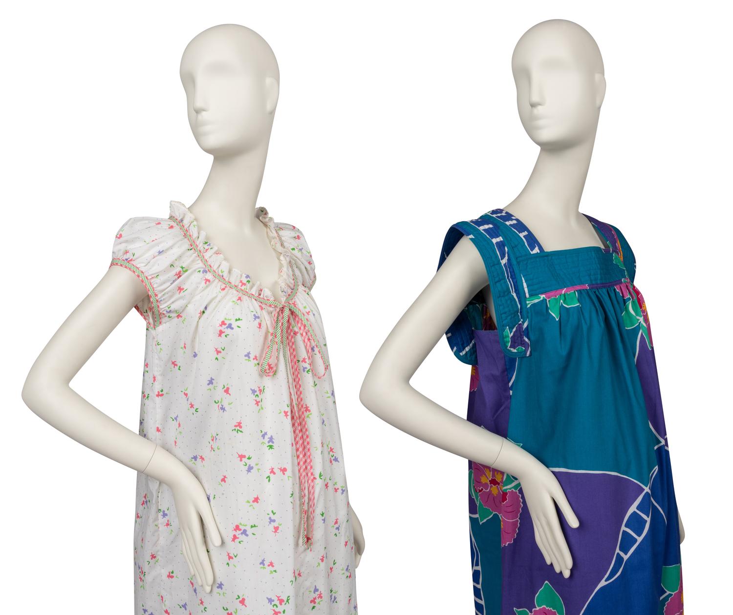 Five Floral Dresses by Oscar de la Renta, Bill Tice and Lilly Pulitzer, 1970-80s