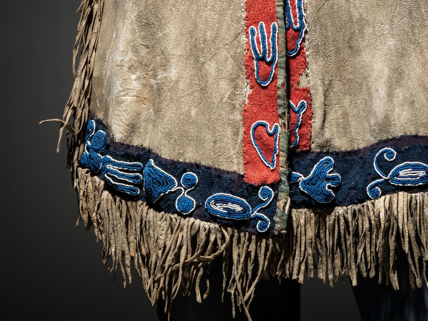 Northern Cree Beaded Hide Scout Jacket