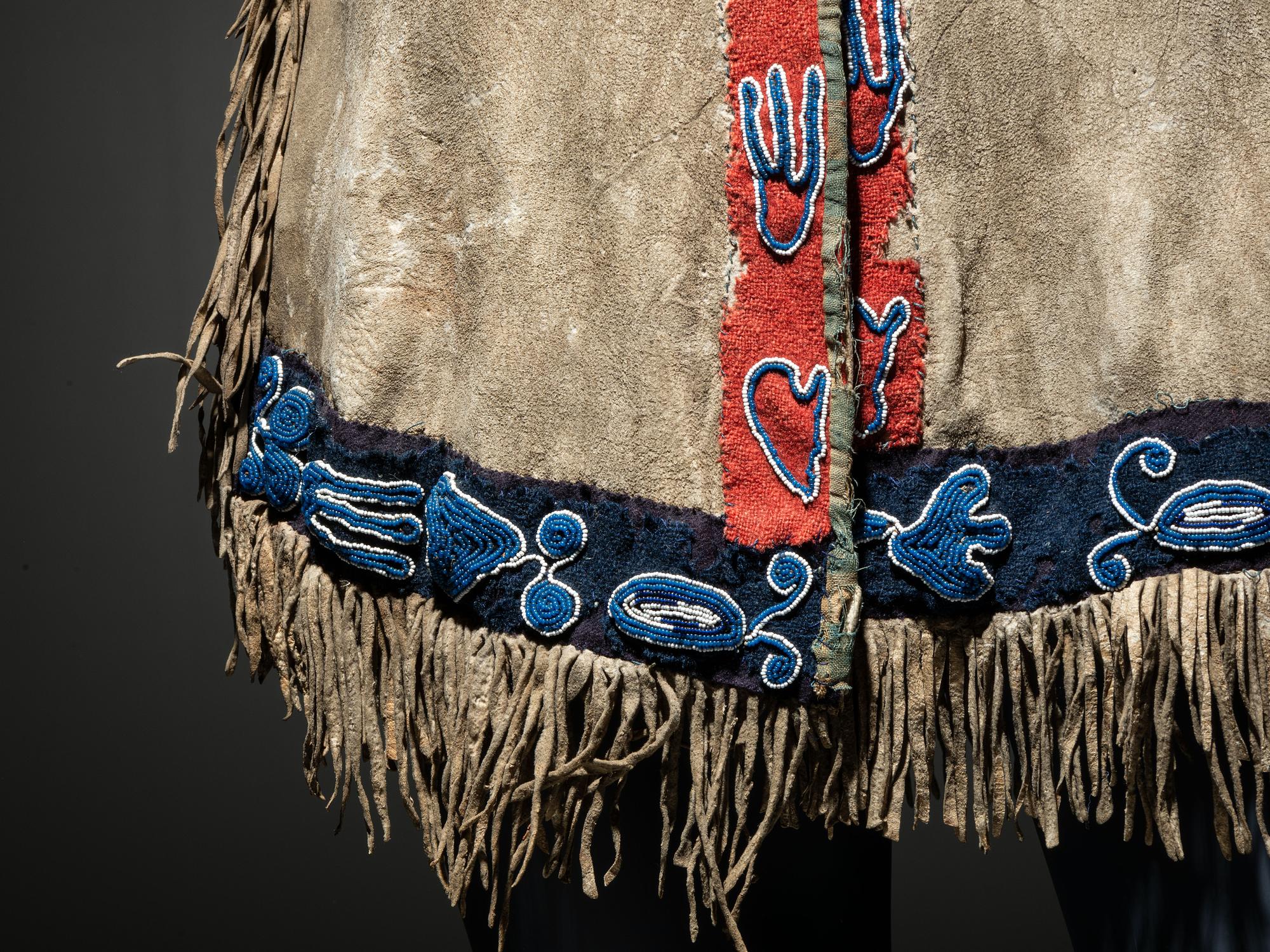 Northern Cree Beaded Hide Scout Jacket