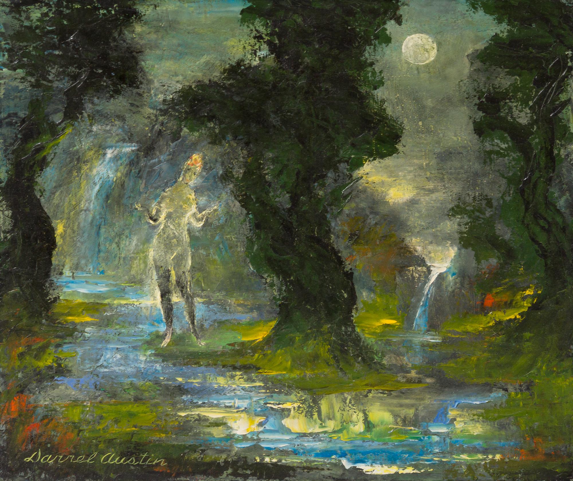 Darrel Austin, (American, 1907-1994), Nymph by Moonlight, 1973
