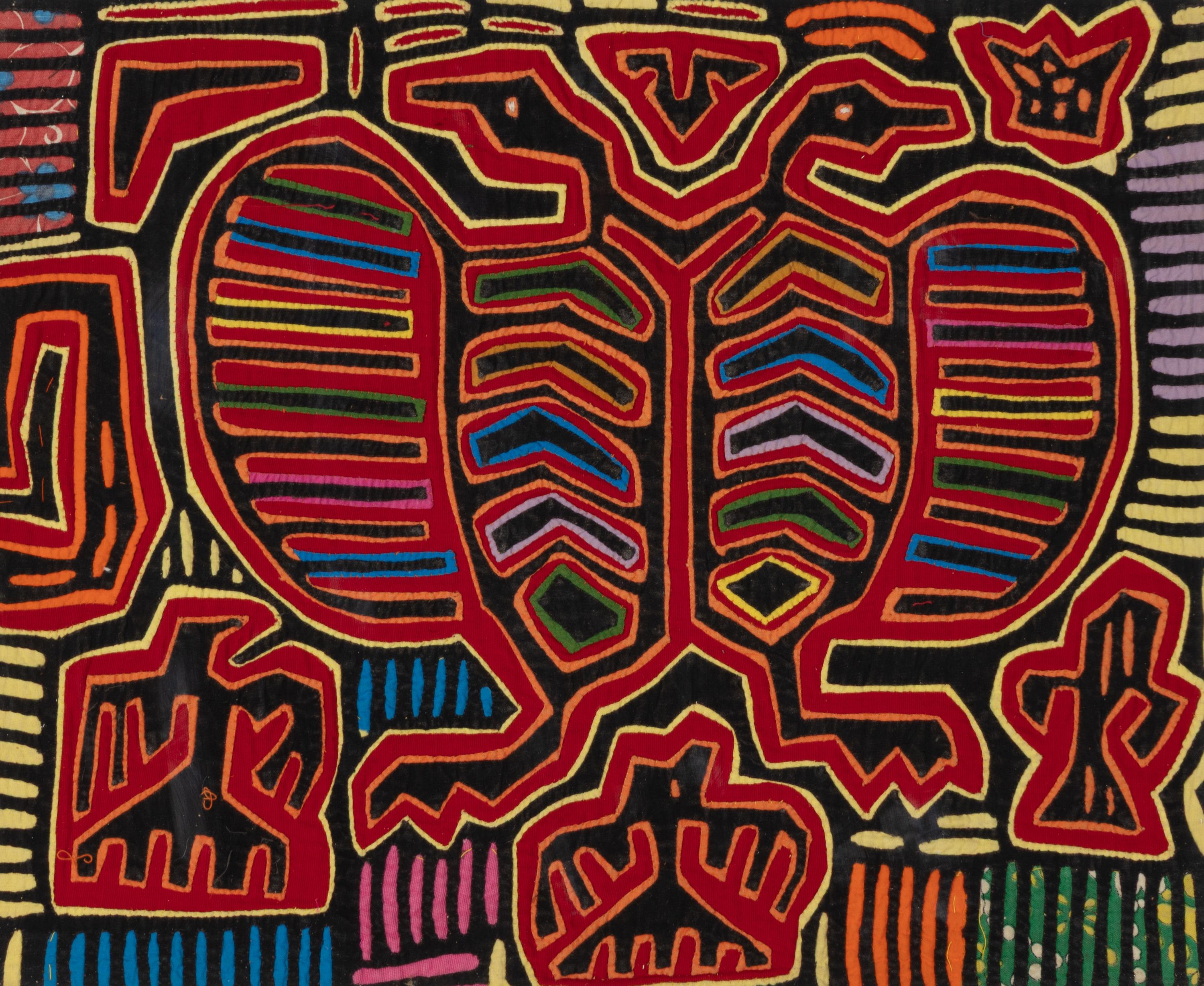 Anonymous Guna Person (Guna, 20th Century) — A Group of Three Mola Textiles