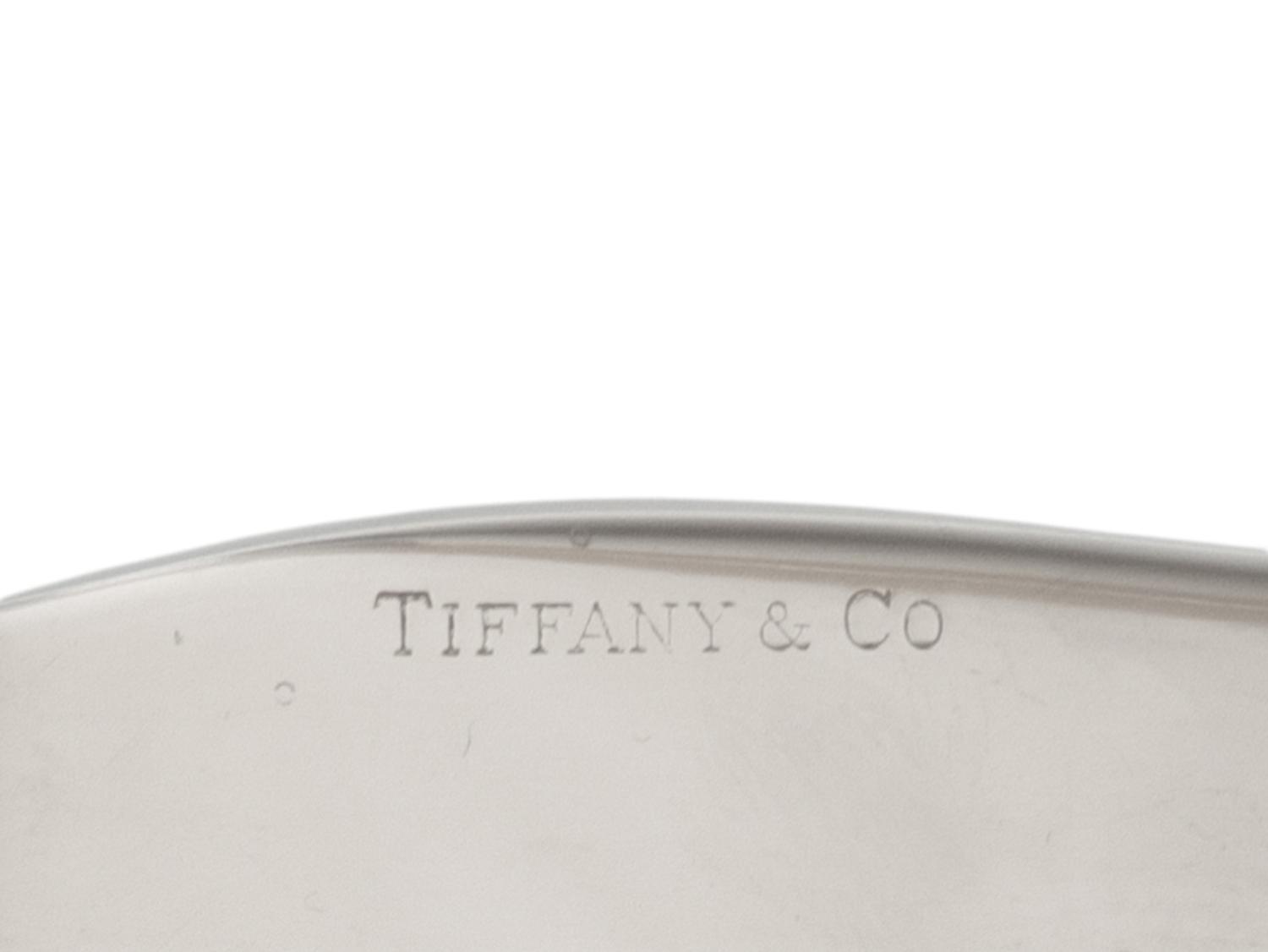 A Tiffany and Co. Shell and Thread Silver Fish Service