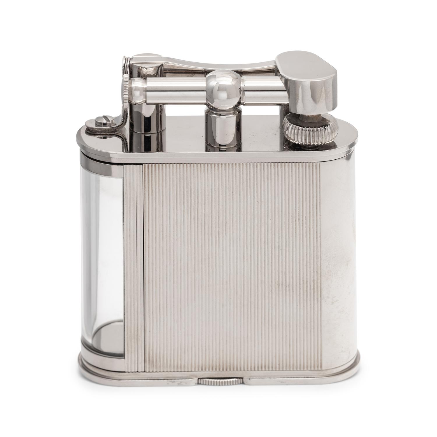 ALFRED DUNHILL, LIGHTER WITH CLOCK