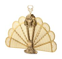 An American Brass Fire Screen