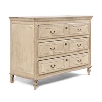 A North European Gray-Painted Commode