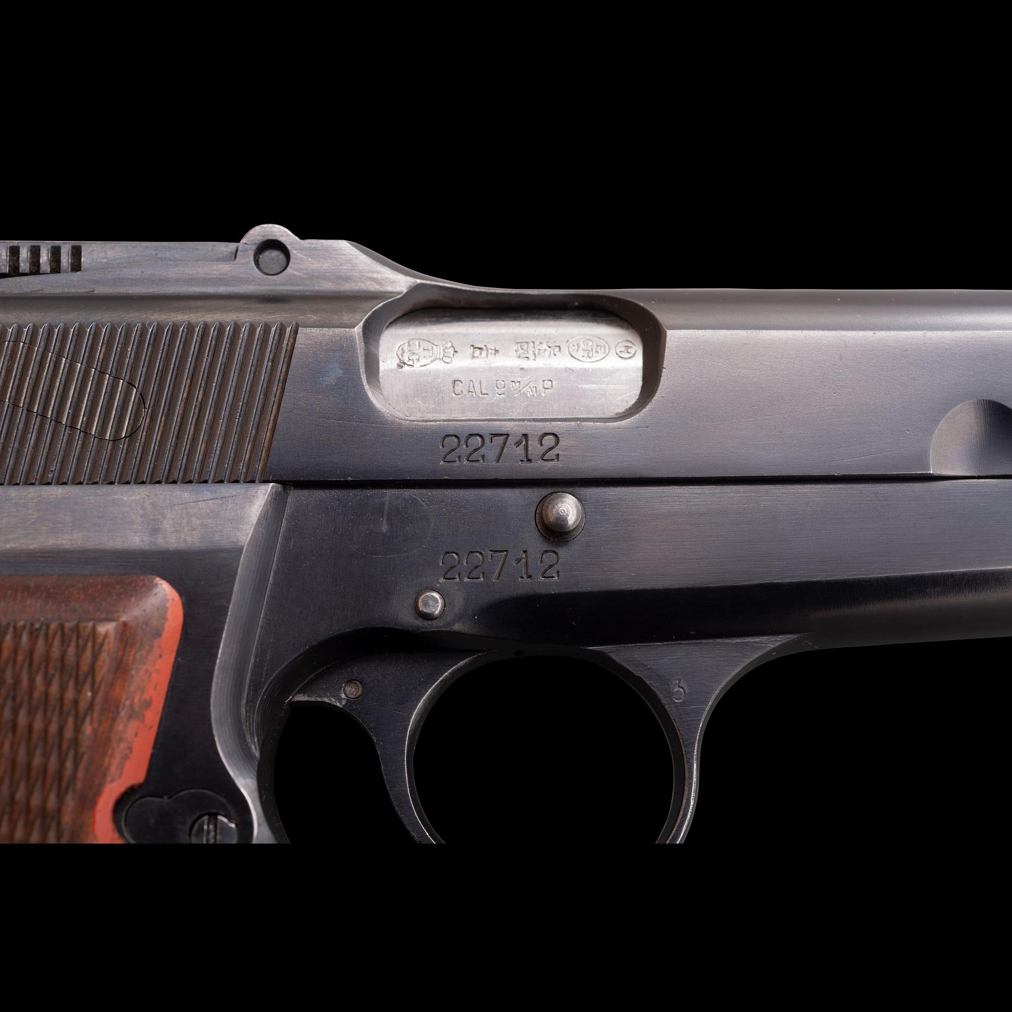 **Belgian Military Marked GP-35 Browning Hi-Power
