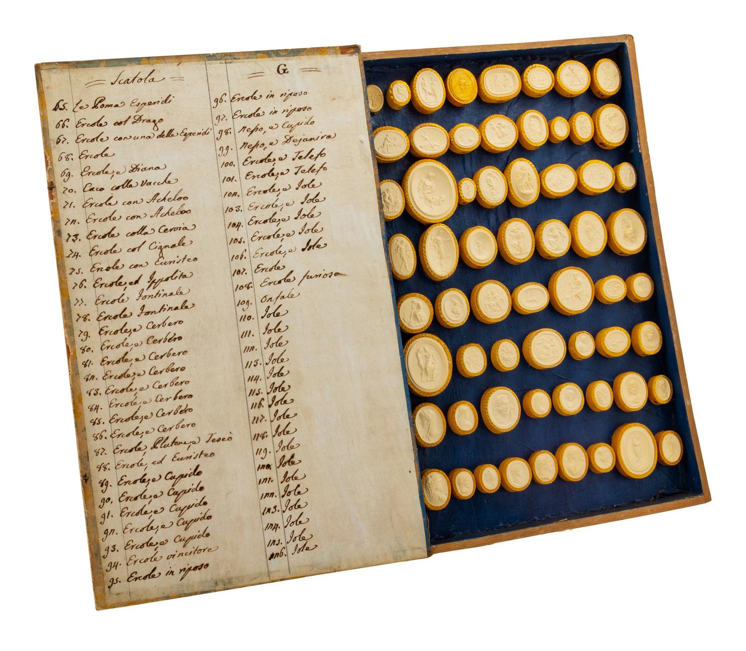 A Collection of Grand Tour Plaster Intaglios