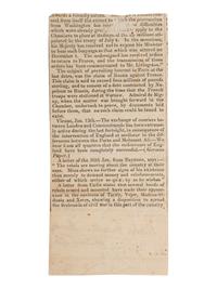 [SHIPWRECKS]. Manuscript testimony (court duplicate) of Thomas Kent, a Black man aboard the brigantine Britannia , wrecked off the coast of New Brunswick, British North America. 24 April 1835.