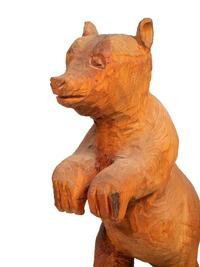 Two Carved Wood Animals by Don Colp (American, b. 1932)