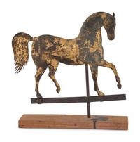 A Howard and Co. Molded Copper and Cast Zinc Trotting Horse Weathervane