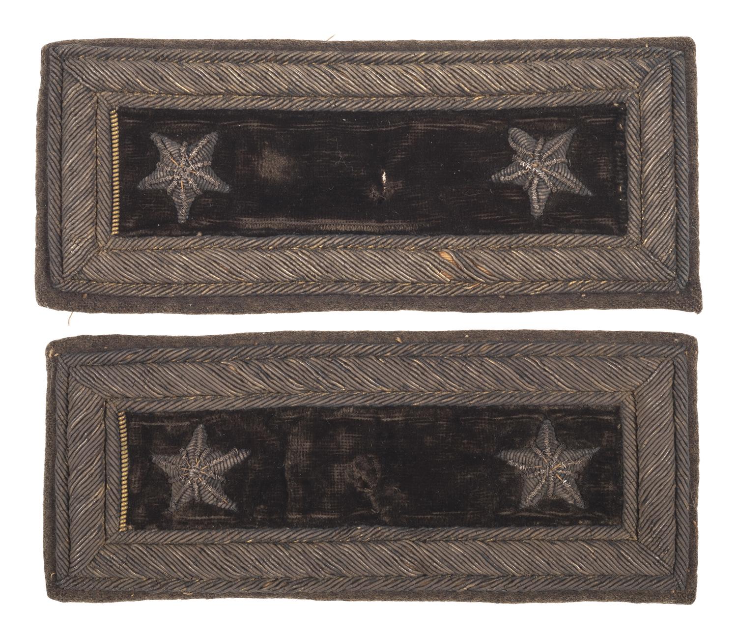 [CIVIL WAR]. Major general shoulder straps.