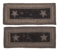 [CIVIL WAR]. Major general shoulder straps.