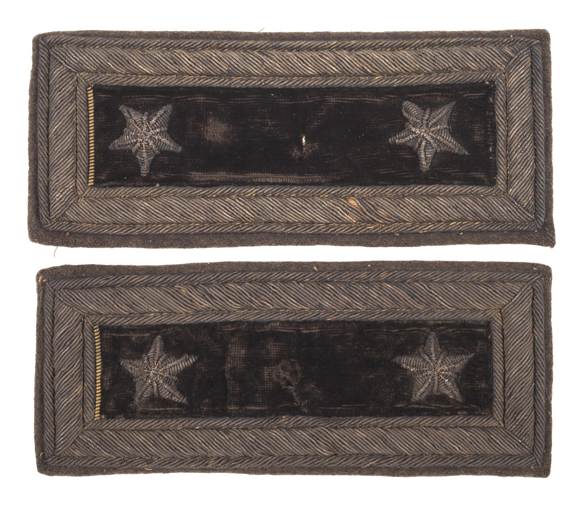 [CIVIL WAR]. Major general shoulder straps.