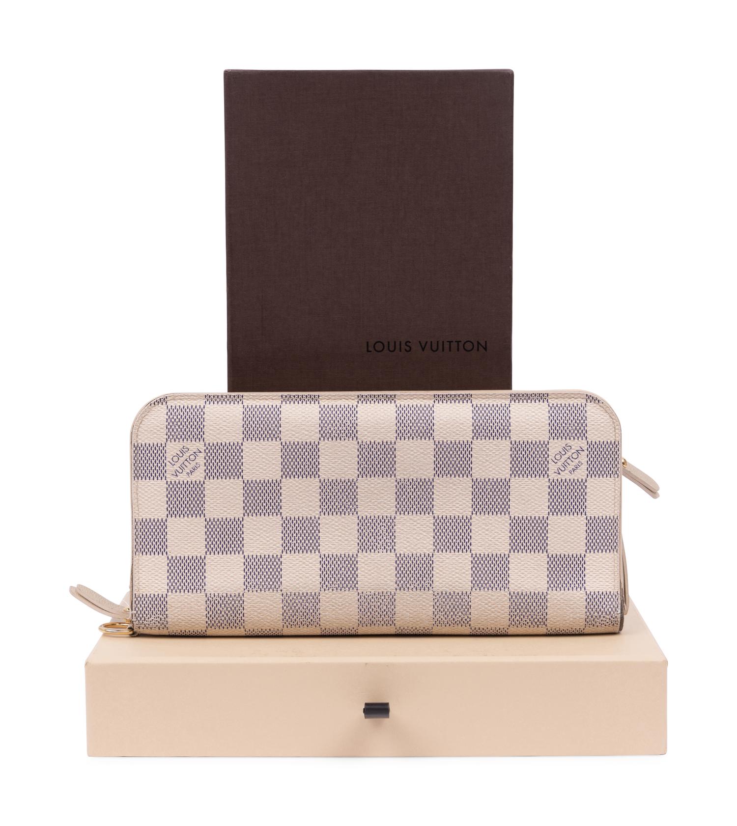 Two Louis Vuitton Damier Azur Items: One Handbag and One Wallet, 2012