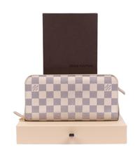 Two Louis Vuitton Damier Azur Items: One Handbag and One Wallet, 2012