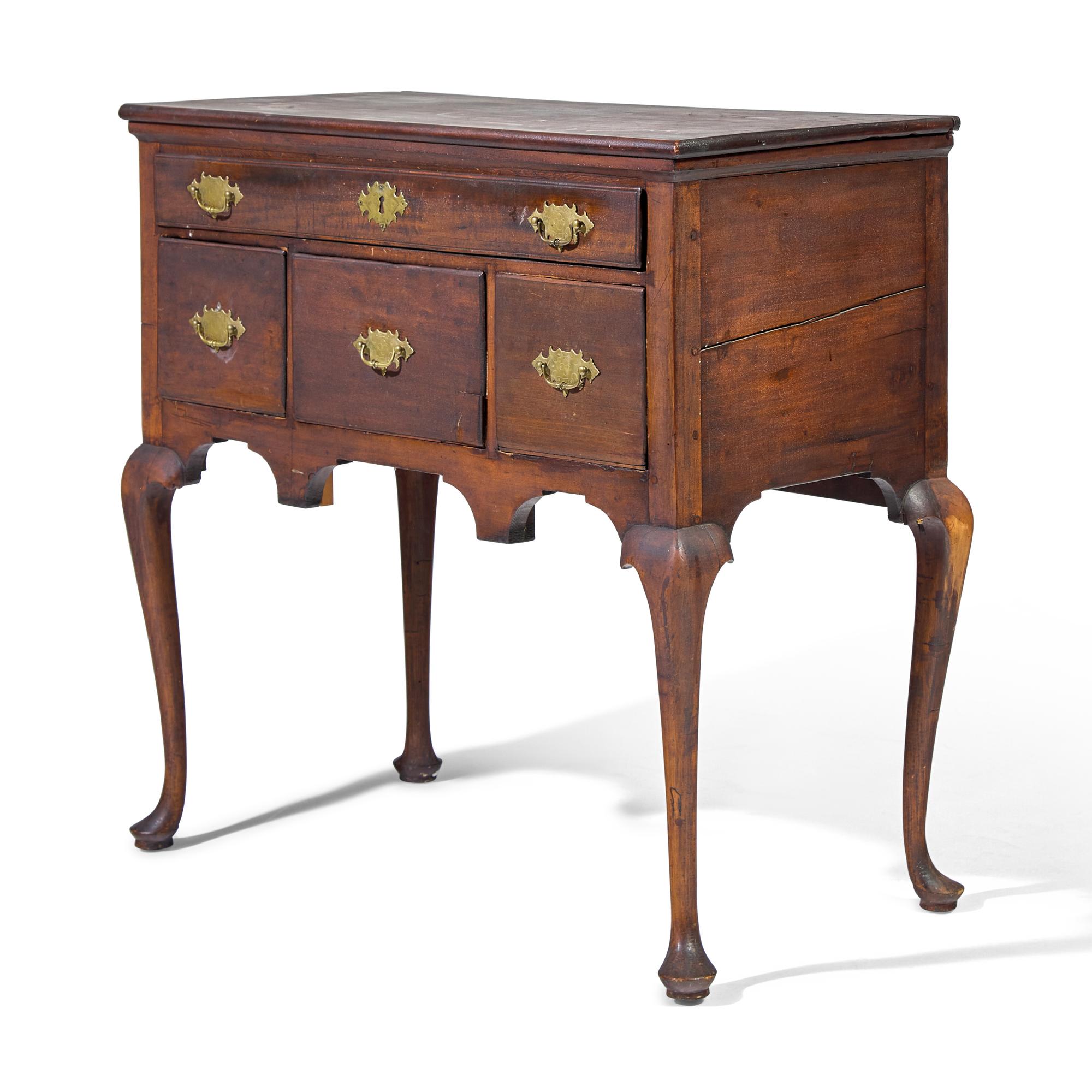 A Queen Anne Maple or Birch High Chest Base