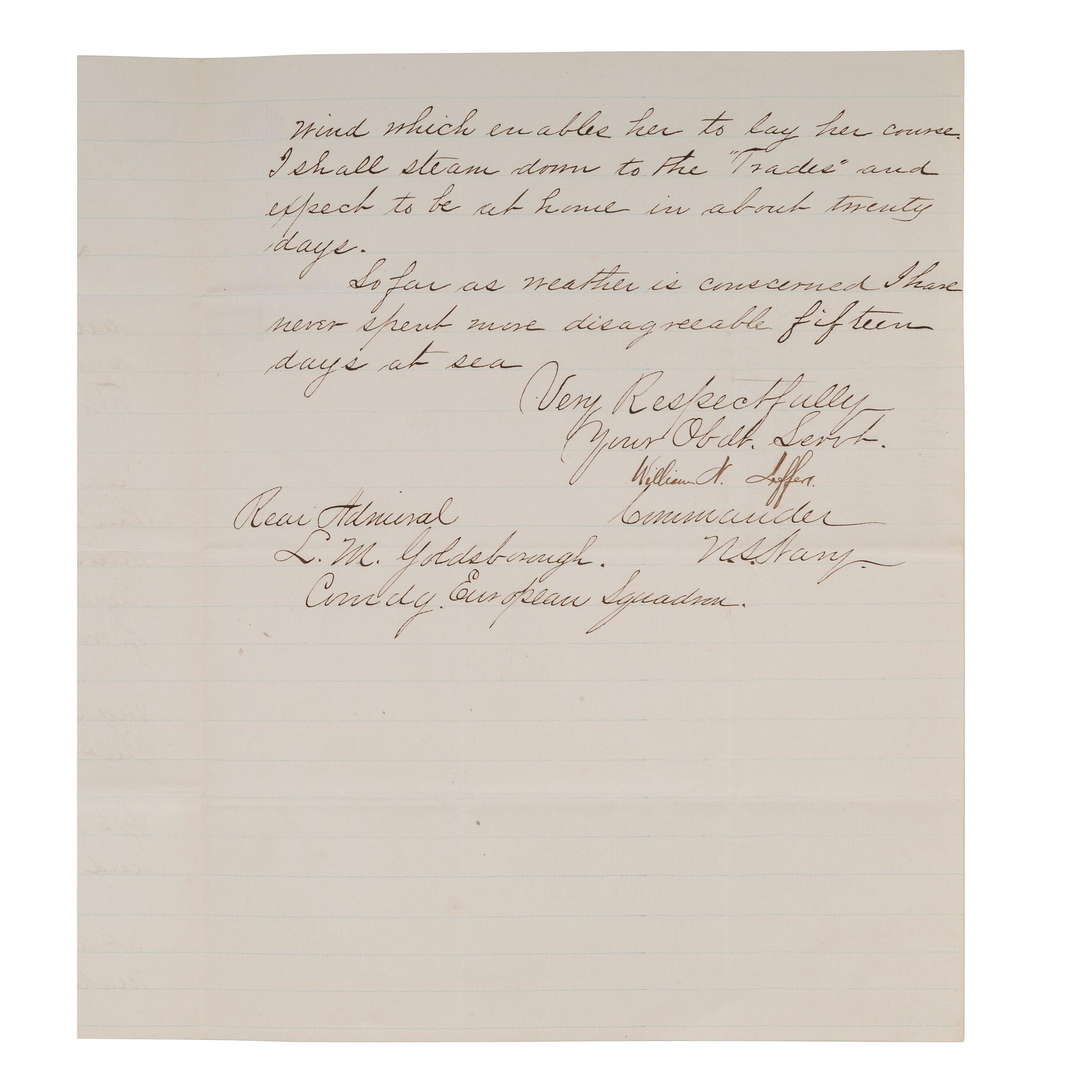 [CIVIL WAR] - [LINCOLN ASSASSINATION]. A group of 3 documents related to the Lincoln kidnapping and assassination plot, and the USS Swatara's pursuit of an alleged conspirator, comprising:
