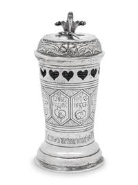 A Danish Silver Gaming Tankard