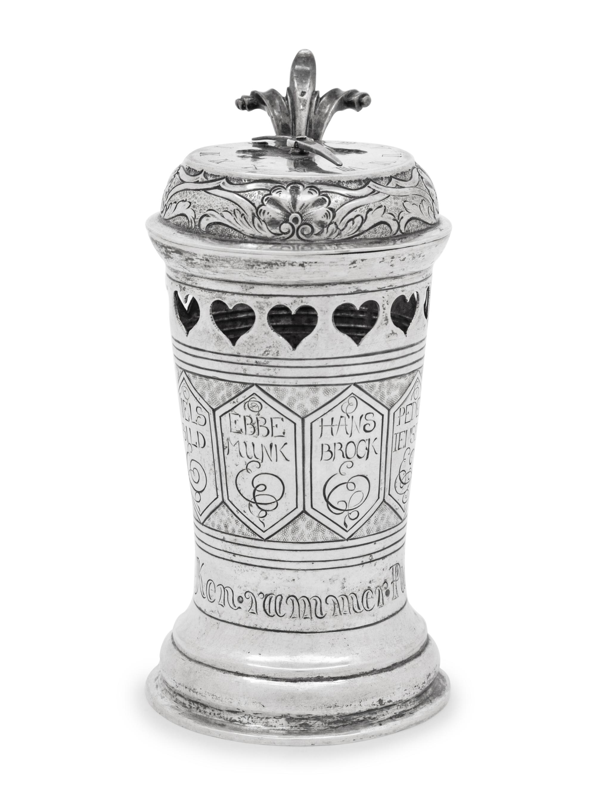 A Danish Silver Gaming Tankard