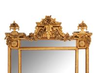 A Pair of Louis XVI Style Gilded Mirrors
