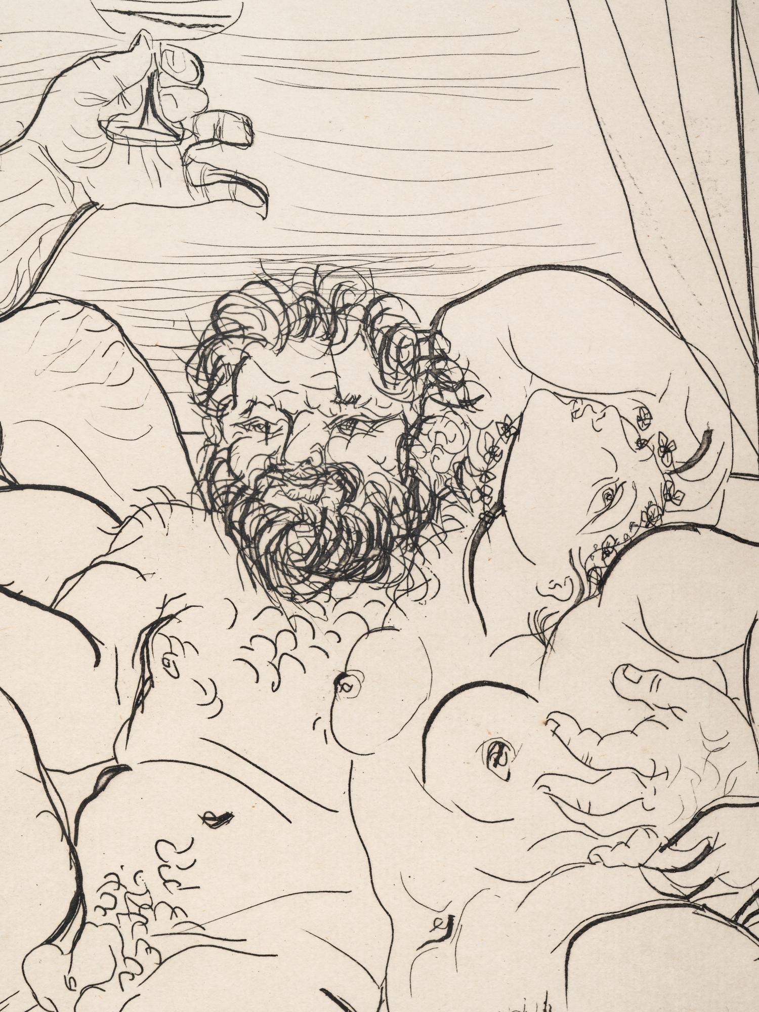 Scene Bacchique au Minotaure (from La Suite Vollard )