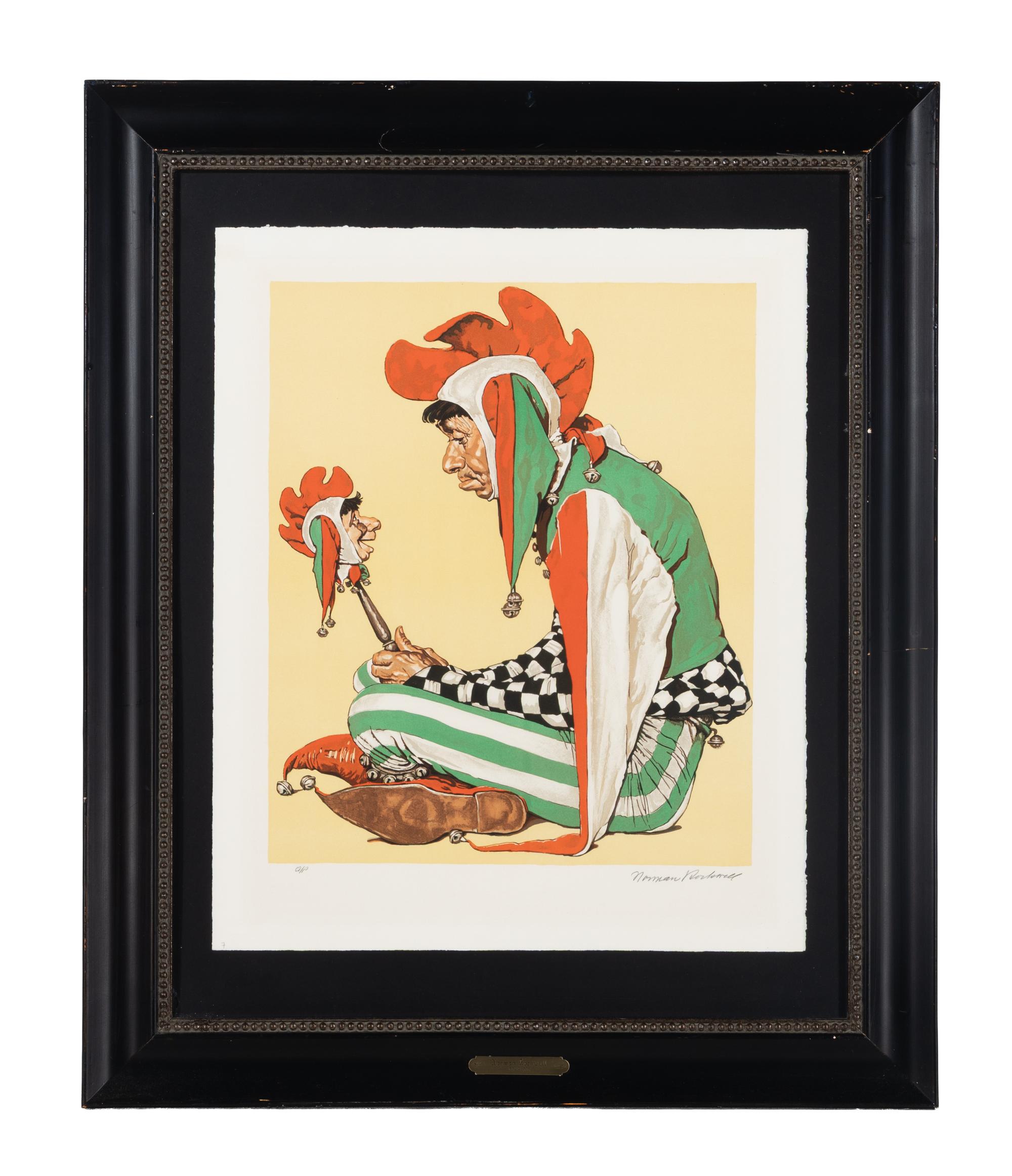 Norman Rockwell (American, 1894-1978) — Jester, 1976