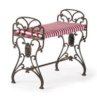 A Cast Metal Bench