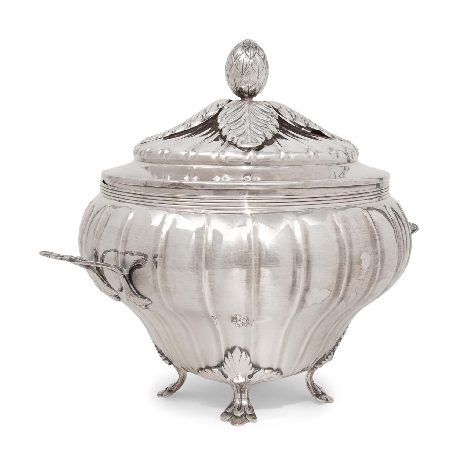 A Danish Silver Tureen
